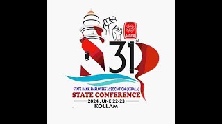 State Bank Employees Association  Kerala 31st State Conference 2024 June 22  23 Kollam [upl. by Annasor540]