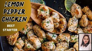 LEMON PEPPER CHICKEN  EASY CHICKEN RECIPE  NO OIL CHICKEN DISH [upl. by Georgianna479]