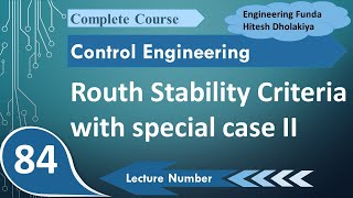 routh hurwitz stability problem  solving in tamil [upl. by Lontson407]