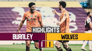 Raul Jimenez stunner spoiled by late penalty drama  Burnley 11 Wolves  Highlights [upl. by Travis333]