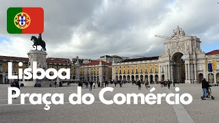 Lisbon Portugal  Praça do Comércio 🇵🇹 January 2023 [upl. by O'Brien]