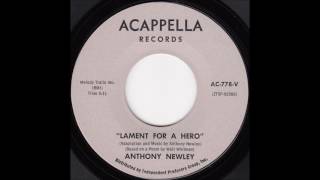 Anthony Newley  Lament for a Hero [upl. by Perot978]