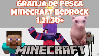 Granja de Pesca Minecraft Pe 12130 [upl. by Gnaoh]