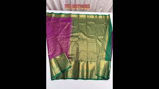 Semi weight light Kanchipuram pattu sarees [upl. by Helman]