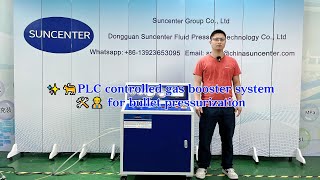 Suncenter High Pressure PLC Controlled Gas Booster System for Bullet Pressurization [upl. by Nameloc]