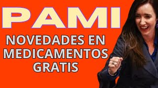 PAMI NOVEDADES EN MEDICAMENTOS GRATIS [upl. by Annaeoj]