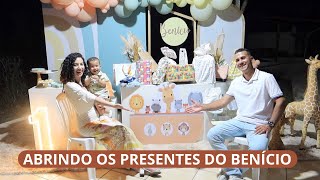 ABRINDO OS PRESENTES DE ANIVERSÃRIO DO BENÃCIO TUDO LINDO  LETÃCIA VELOSO [upl. by Feigin935]