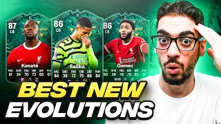 THE BEST NEW META EVOLUTION CARDS TO EVOLVE IN FC 24 Ultimate Team KEEP UP [upl. by Francine702]