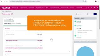 PreveNET  Reintegro de ILT – Consulta de solicitudes [upl. by Burtis]