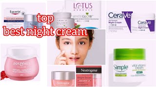 top 15 best night creamskin whittening night cream dry and normal skinskincarereview experiment [upl. by Aldred]