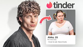 ATTRACTIVE Man Finds Out What It’s Like To Be An “AVERAGE” Woman on Tinder [upl. by Naitsyrk845]