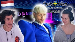 Norwegian and Lithuanian React to  Rate Netherlands  Eurovision 2024 [upl. by Scurlock706]