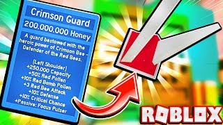 Helping My Girlfriend Get The CRIMSON GUARD In Roblox Bee Swarm Simulator [upl. by Shira]