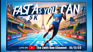 Fast As You Can 5k  Zwift Run Channel [upl. by Severn]