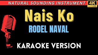 Nais Ko  Rodel Naval Karaoke Version [upl. by Idnat]