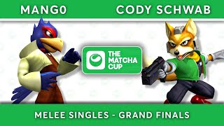 🍵Matcha Cup 1  Mang0 Falco vs Cody Schwab Fox  SSBM Melee Grand Finals [upl. by Maya]