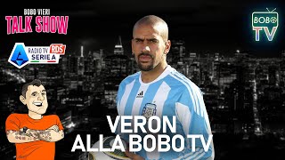 VERÒN ALLA BOBO TV  Il calcio vissuto in Argentina  Bobo Vieri Talk Show [upl. by Luht12]