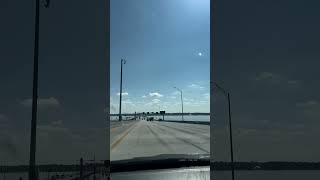 Driving over the Buckman Bridge florida jacksonville driving bridge roadtrip [upl. by Nomzed]