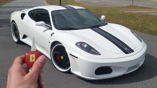 2006 Ferrari F430 Startup Exhaust Test Drive and Review [upl. by Nomael]