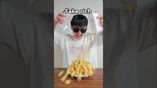 Fake rich or Real rich 😮How to eat Snack🍪 [upl. by Rabelais]