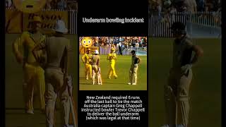 The Underarm Bowling Controversy Greg Chappells Shocking Decision  NZ vs AUS 1981 [upl. by Erdnaed]