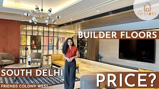 Most Desirable Apartments in South Delhi  INSIDE 4 BHK 12000 Sq Ft 30 Cr Friends Colony West [upl. by Lewap840]