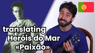 Translating Heróis do Mar  Learn European Portuguese through Music [upl. by Einnalem]