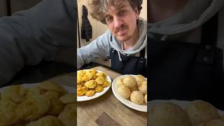 Gougères 🇫🇷 vs Pão de Queijo 🇧🇷 food recipe [upl. by Steve]