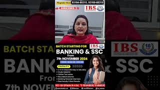 BATCH STARTING FOR BANKING amp SSC From 7th NOVEMBER 2024 [upl. by Anwahsal310]