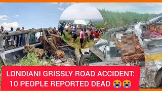 LONDIANIMUHORONI Grissly Road Accident  10 people feared dead after a lorry RAMS into a PSV [upl. by Yuille]