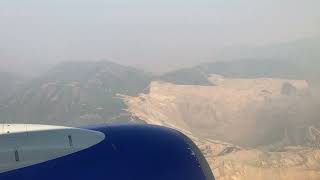 View of Kennecott Copper Mine from plane [upl. by Roselane]