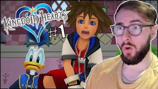 Final Fantasy Expert Plays Kingdom Hearts For The First Time Blind Playthrough LIVE Ep 1 [upl. by Belia]