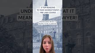 3 Reasons To Take PreLaw Course  Georgetown University PreCollege Online Program  Alexandra [upl. by Lebasile]