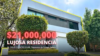 La Casa MAS LUJOSA del Cielo Country Club Vale 21 Millones de Pesos [upl. by Analad]