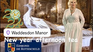 Waddesdon Manor at Christmas time afternoon tea New year celebrations 2024heritage england [upl. by Miuqaoj390]