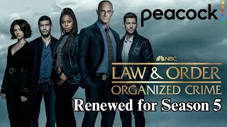 Law and Order Organized Crime renewed for season 5 [upl. by Odessa]