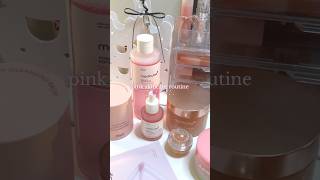 pink skincare 🩷 kbeauty koreanskincare viralskincare pink pinkskincare skincareroutine [upl. by Smalley]