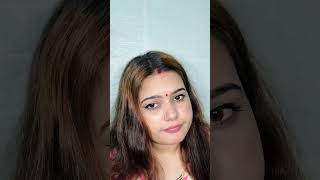 Curtain bangs hack makeup ssbeauty hindufestival makeuptutorial indianfestival [upl. by Huxham]