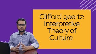 Clifford Geertz Interpretive Theory of CultureThick Description Clifford Geertz [upl. by Berfield419]