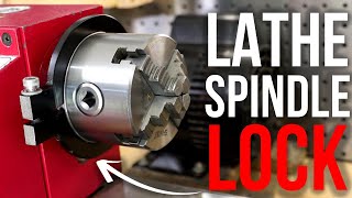 Mini Lathe Spindle Lock Upgrade [upl. by Asillam616]