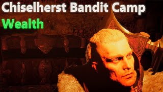 Assassins Creed Valhalla Chiselherst Bandit Camp Wealth [upl. by Ahsekar]