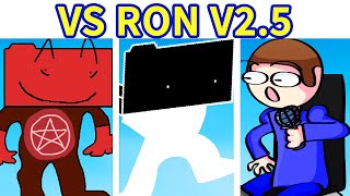 Friday Night Funkin VS Ron Resurrection V25 FULL WEEK  Cutscenes FNF ModHARD [upl. by Elianore184]