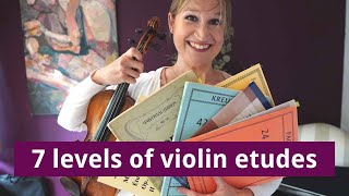 7 Levels of VIOLIN ETUDES shorts [upl. by Schubert]