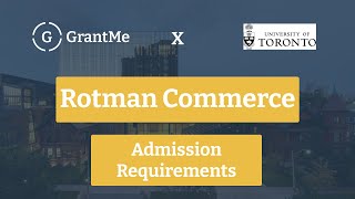 What is UofT Rotman Commerces Admission Average and Acceptance Rate shorts [upl. by Brandy]