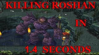 DOTA 1  How To KILL ROSHAN 1v1 in 14 Seconds [upl. by Eiramnerual728]