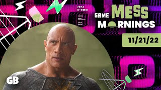 The Rock Beefs with a Video Game Website  Game Mess Mornings 112122 [upl. by Francisca]