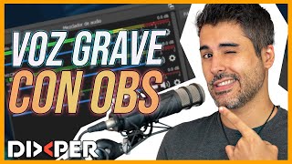 🎤COMO hacer GRAVE tu VOZ con OBS en 1 MINUTO🎤 [upl. by Nancy]