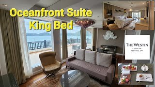 One King Bed Room Oceanfront Suite Large Balcony The Westin Langkawi Resort and Spa Marriott Bonvoy [upl. by Teik]