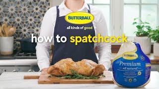 How to Spatchcock a Turkey  Butterball [upl. by Sivle7]