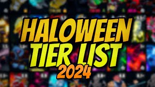 YBA NEW OFFICIAL YBA OCTOBER SKIN TRADING TIER LIST OCTOBER 2024 [upl. by Lleon]